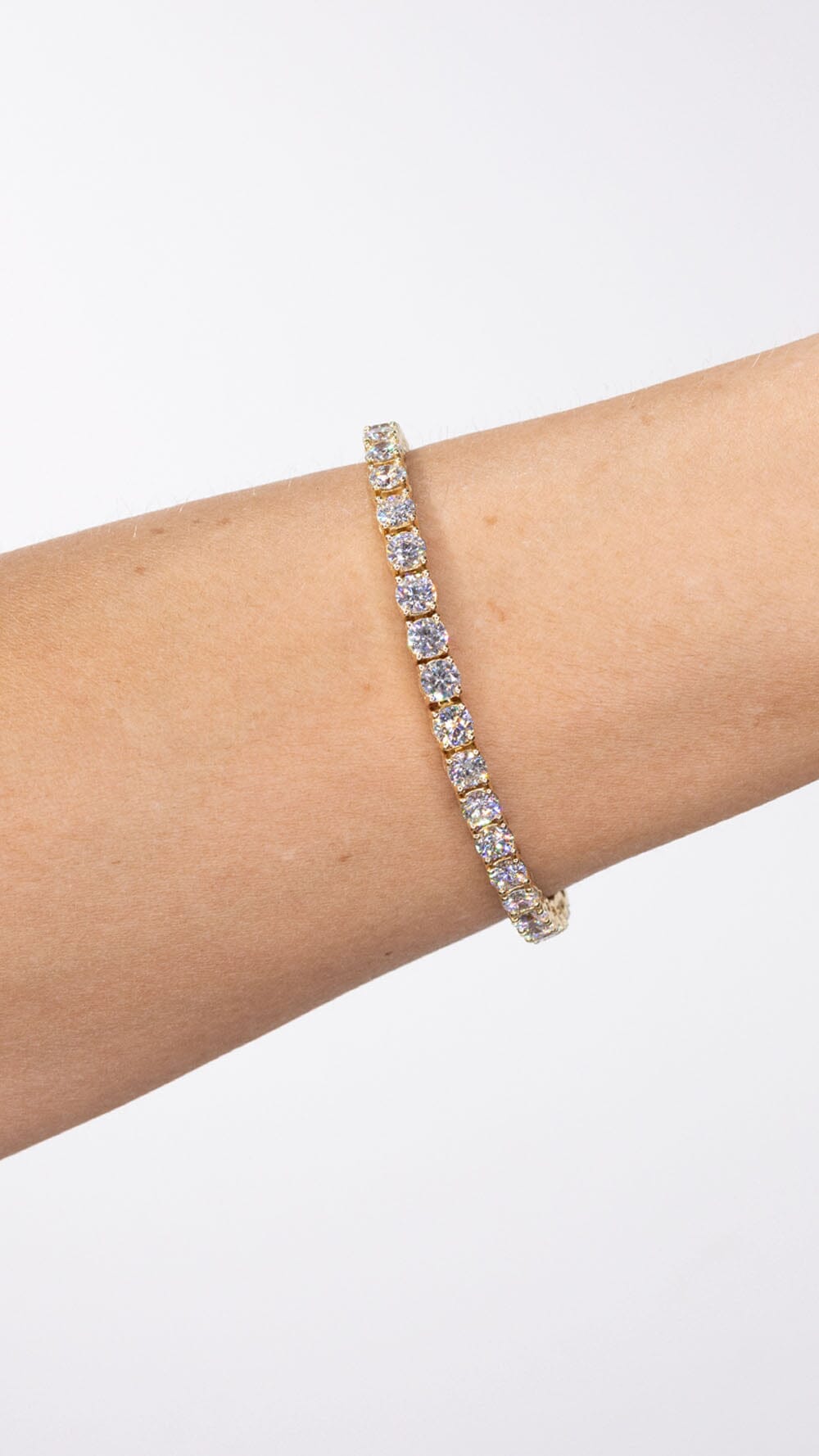 10.54ct F+ VS+ Lab Diamond Tennis Bracelet Bracelets Princess Bride Diamonds 