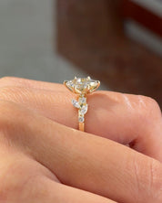 1.05ct D - VVS1 Marquise Lab Diamond Sage - PBD Engagement Rings