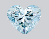 1.06 Carat Fancy Intense Blue VVS2 Heart Lab Grown Diamond - IGI (#49280)