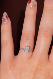 1.07ct D - VVS2 Radiant Lab Diamond Leah - PBD Engagement Rings