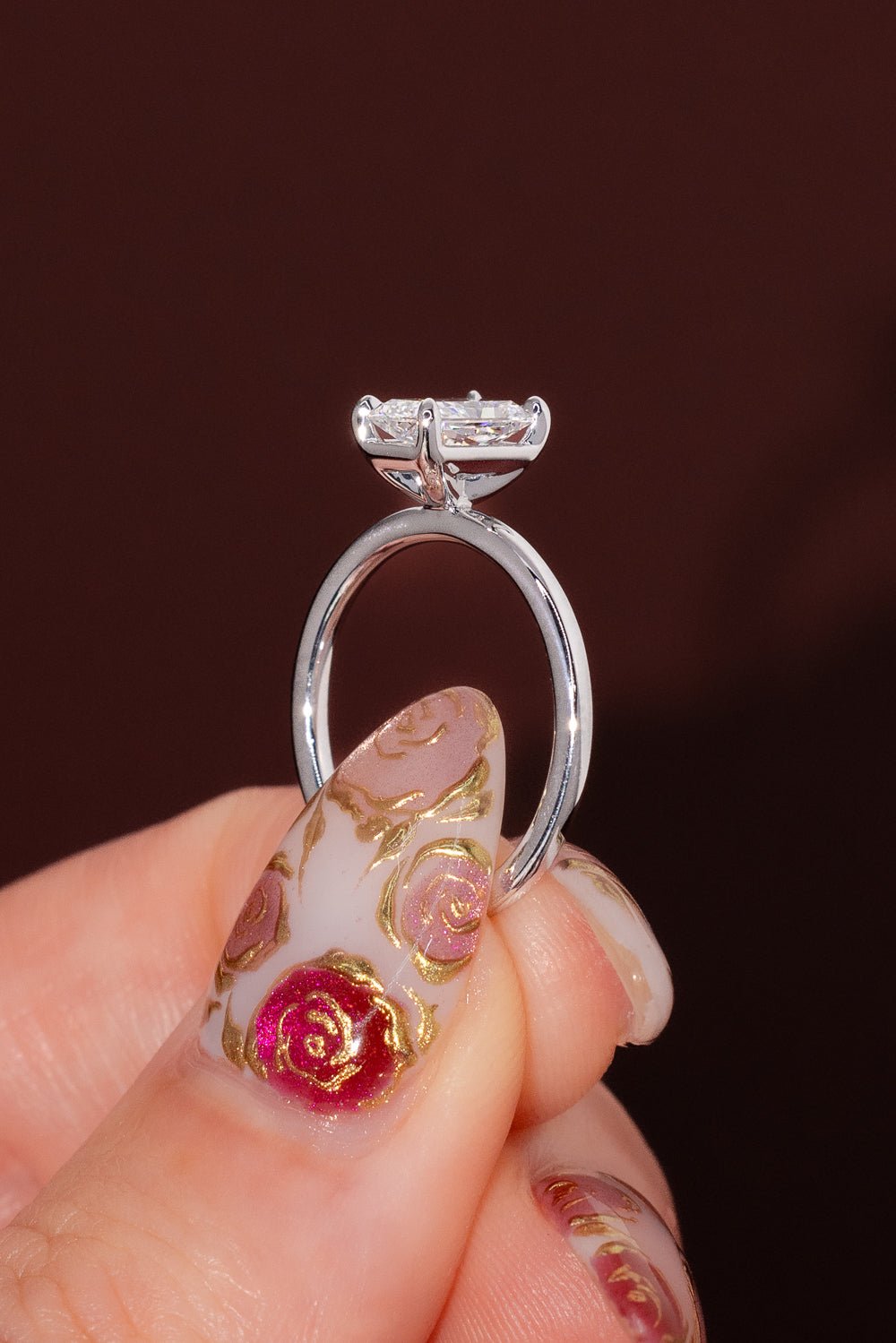 1.07ct D - VVS2 Radiant Lab Diamond Leah - PBD Engagement Rings