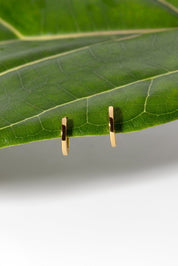 10x1.8mm Core High Polish Hoop 18k Yellow - PBD Earrings