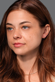 10x1.8mm Core High Polish Hoop 18k Yellow - PBD Earrings