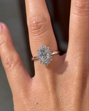 1.10ct D-VVS2 Marquise Lab Diamond Duchess - PBD Engagement Rings
