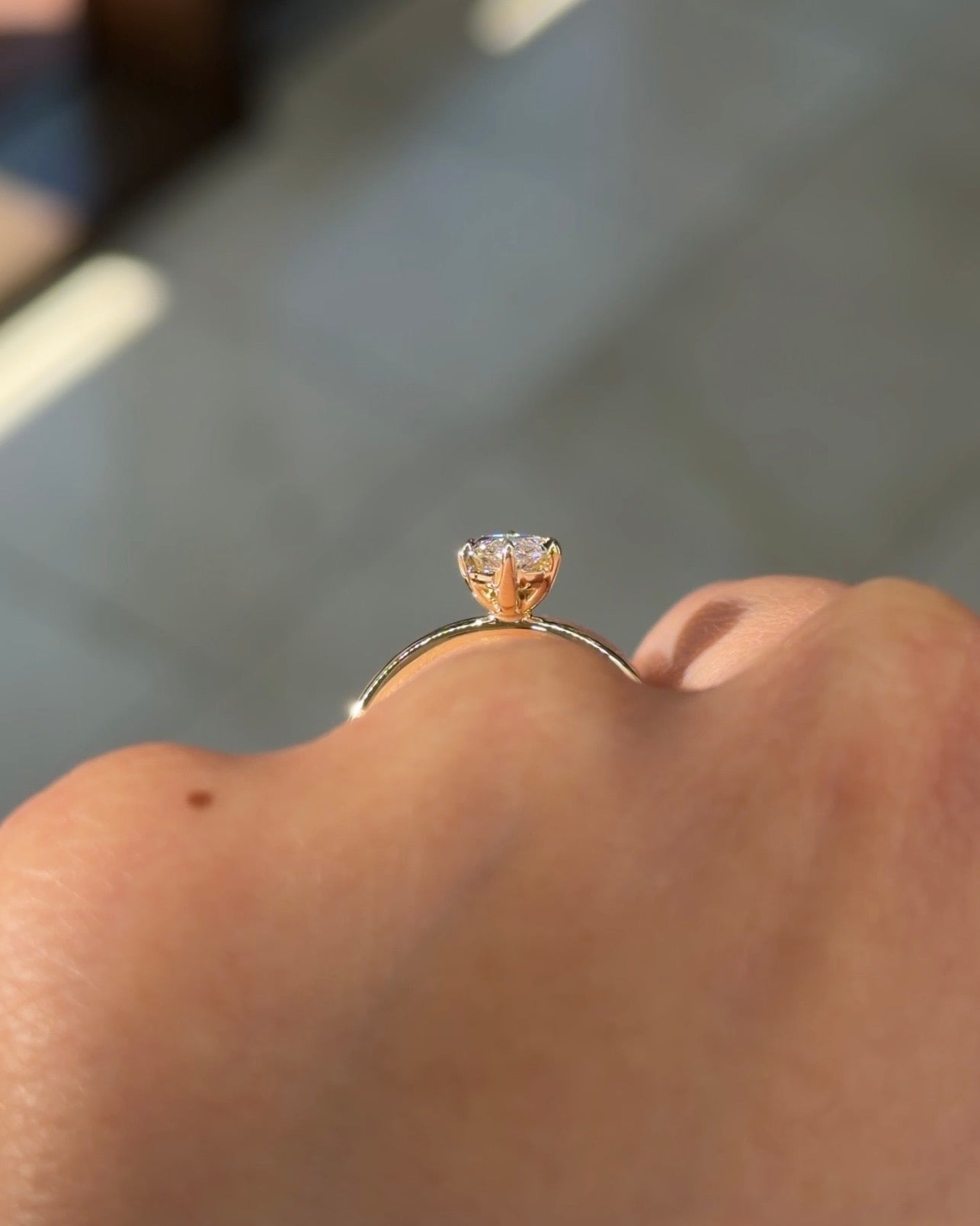 1.10ct D - VVS2 Marquise Lab Diamond Leah - PBD Engagement Rings