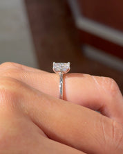 1.11ct D - VS1 Cushion Lab Diamond Leah - PBD Engagement Rings