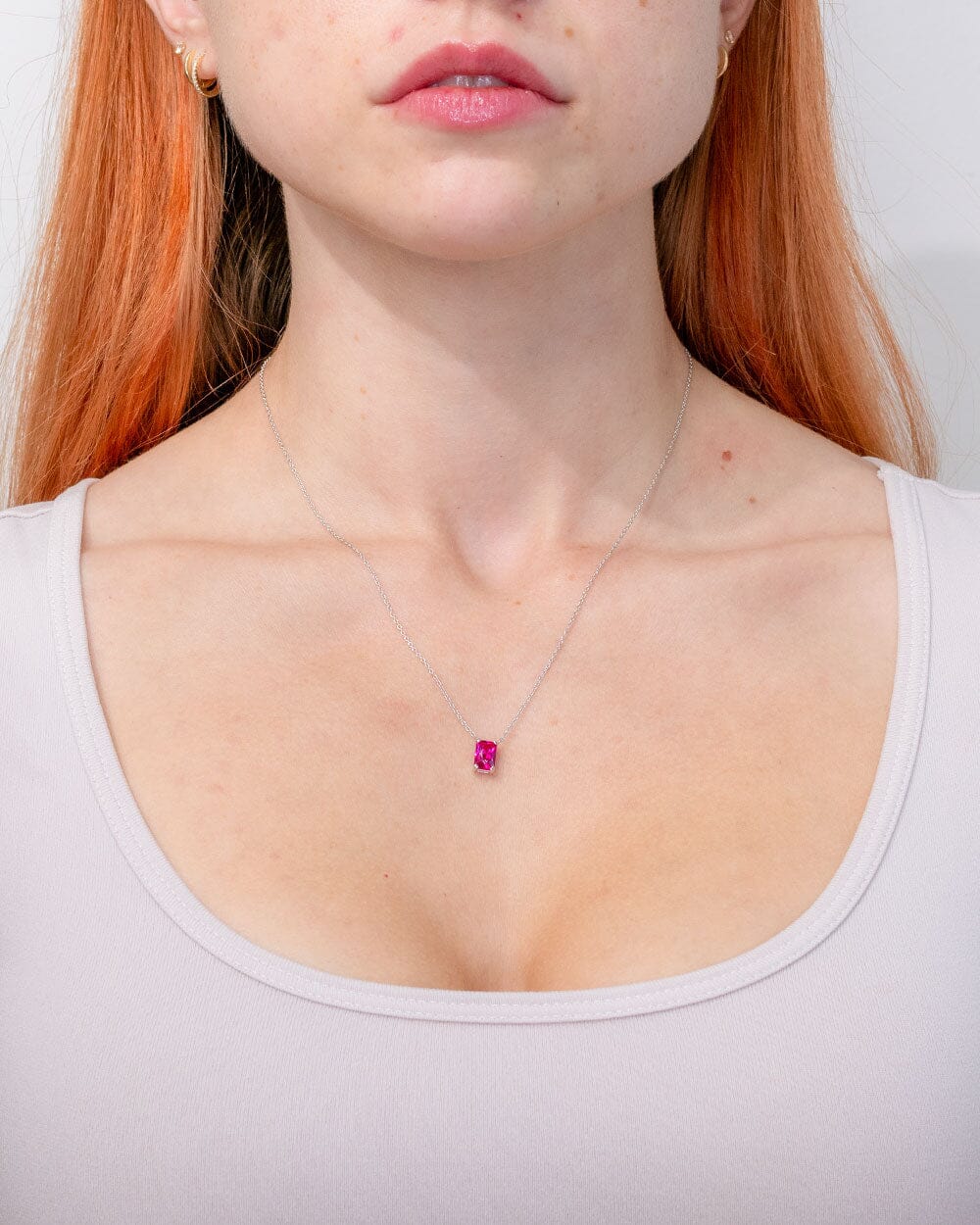 1.18ct Lab Ruby Necklace Necklaces Princess Bride Diamonds 