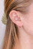 11mm Pavé Hoops 14k Rose Gold Earrings Princess Bride Diamonds 