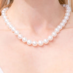 11mm Pink Cream Pearl Necklace Necklaces Princess Bride Diamonds 