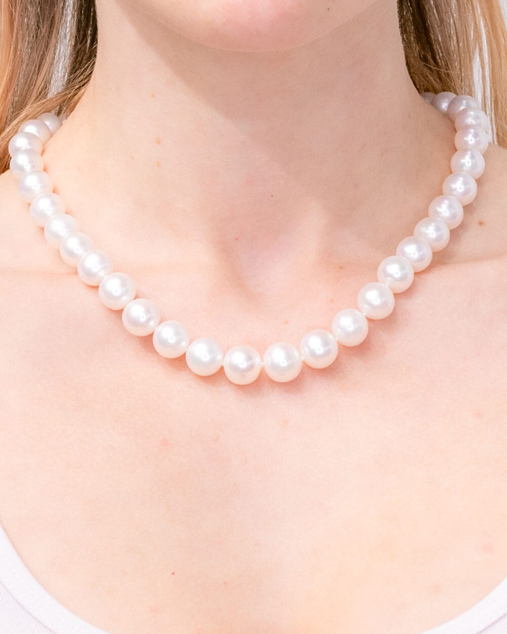 11mm Pink Cream Pearl Necklace Necklaces Princess Bride Diamonds 