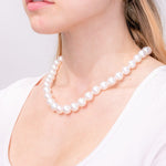 11mm Pink Cream Pearl Necklace Necklaces Princess Bride Diamonds 