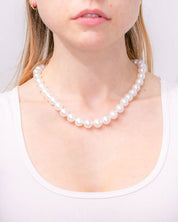 11mm Pink Cream Pearl Necklace - PBD Necklaces