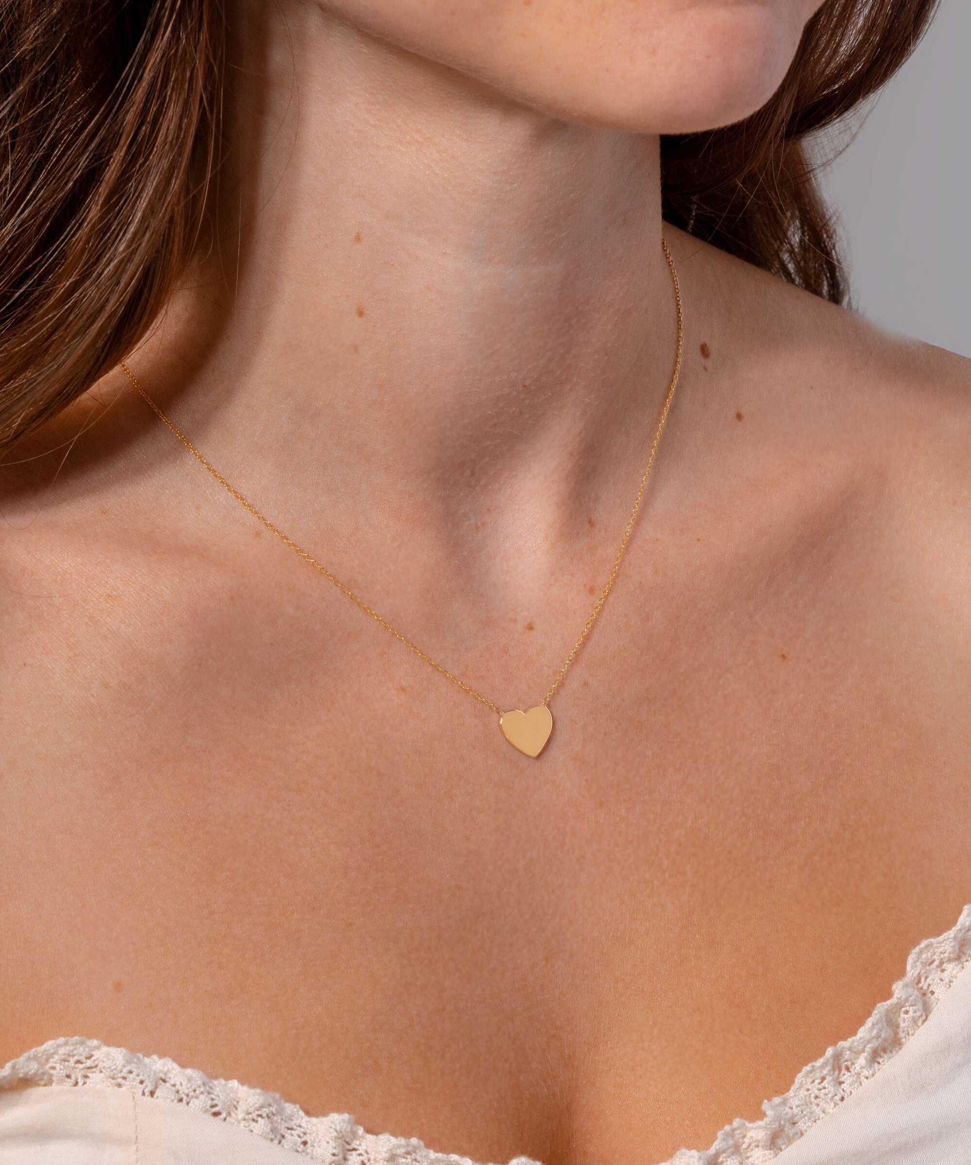 11x10mm High Polish Heart Necklace Necklaces Princess Bride Diamonds 