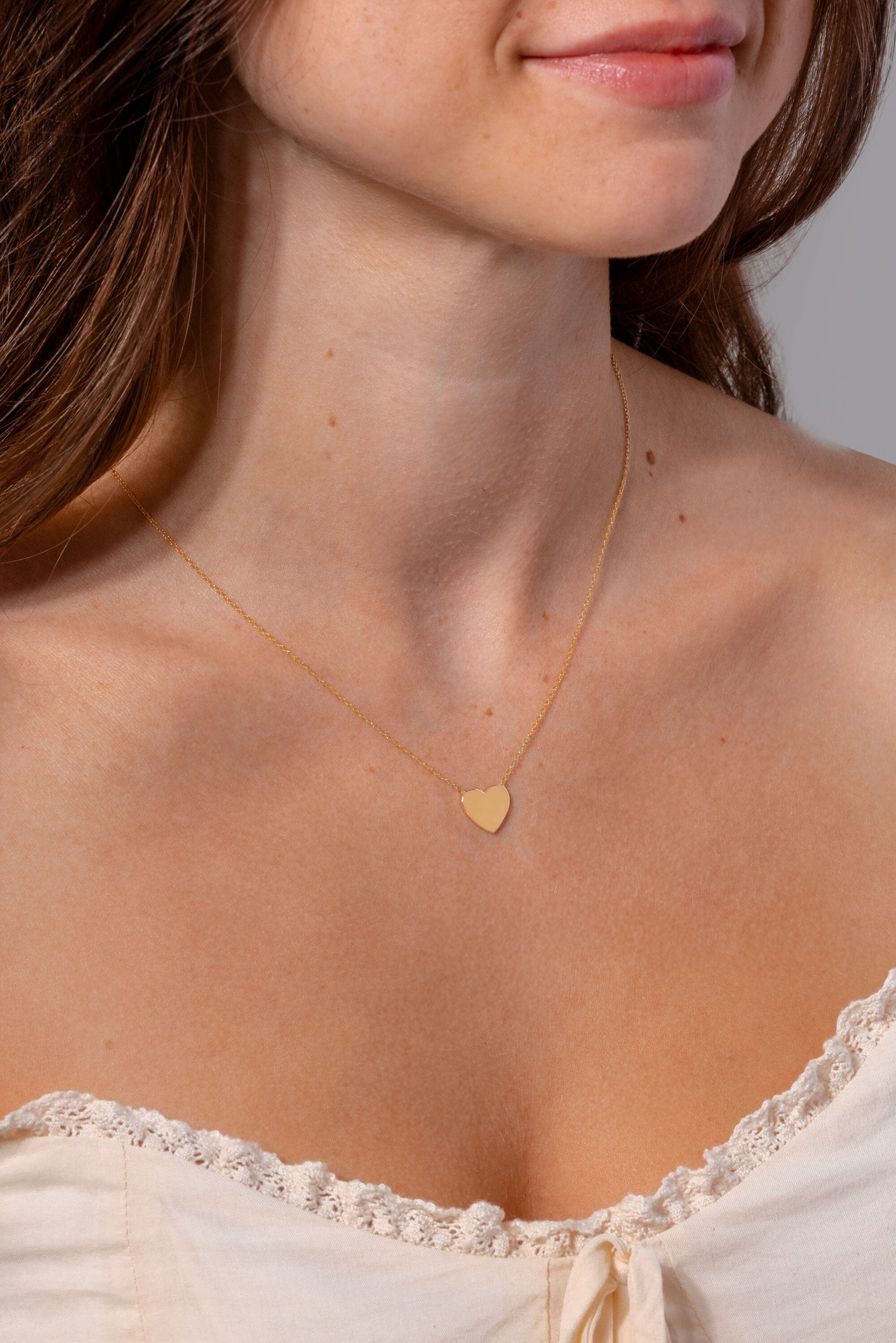 11x10mm High Polish Heart Necklace Necklaces Princess Bride Diamonds 