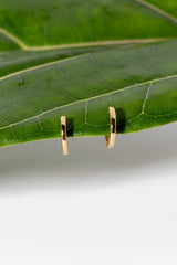 11x1.5mm Core High Polish Huggie 14k Yellow