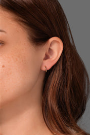 11x1.5mm Core High Polish Huggie 14k Yellow - PBD Earrings