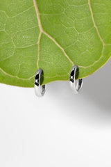 11x2mm Core High Polish Huggie 14k White