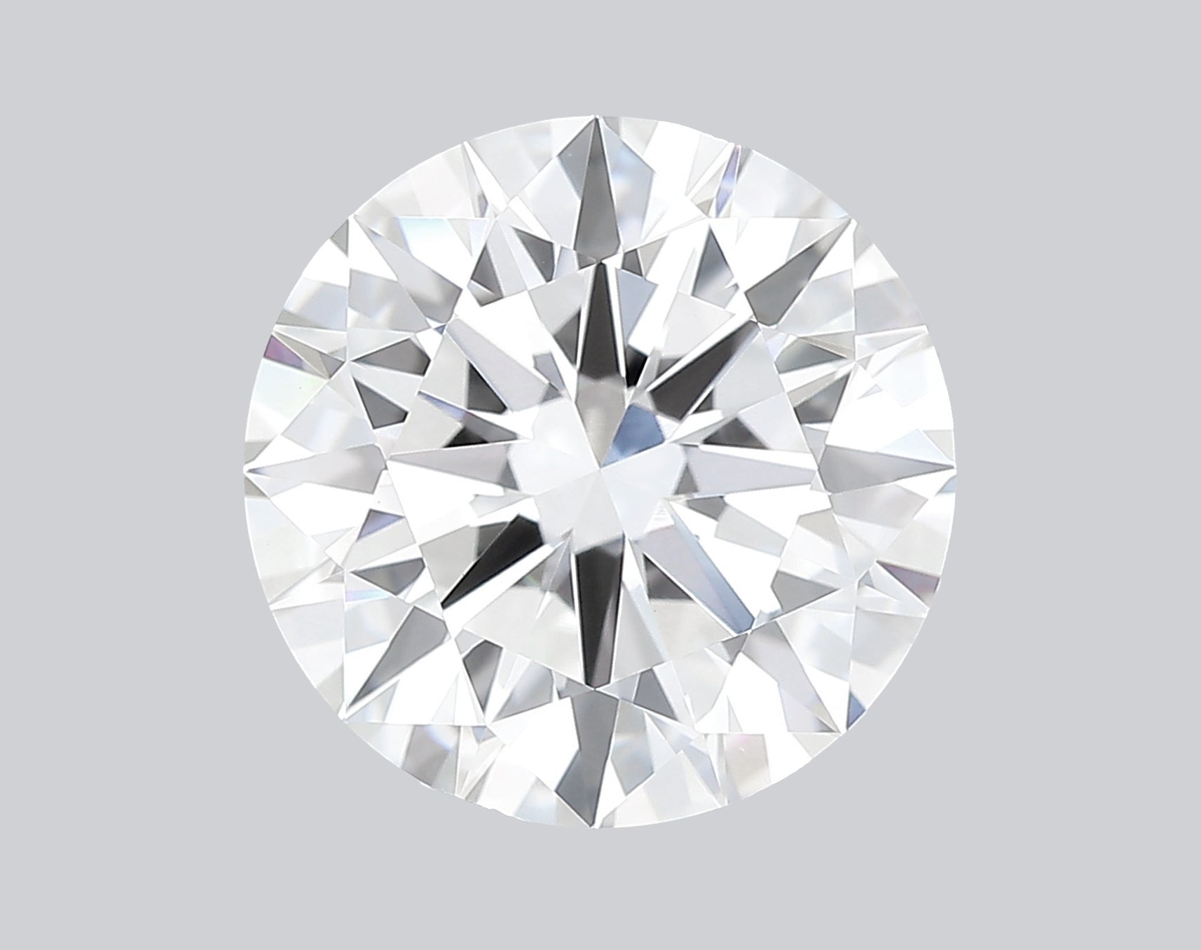 3.47 Carat F-VVS2 Round Lab Grown Diamond - IGI (#120538)