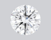 3.47 Carat F-VVS2 Round Lab Grown Diamond - IGI (#120538)