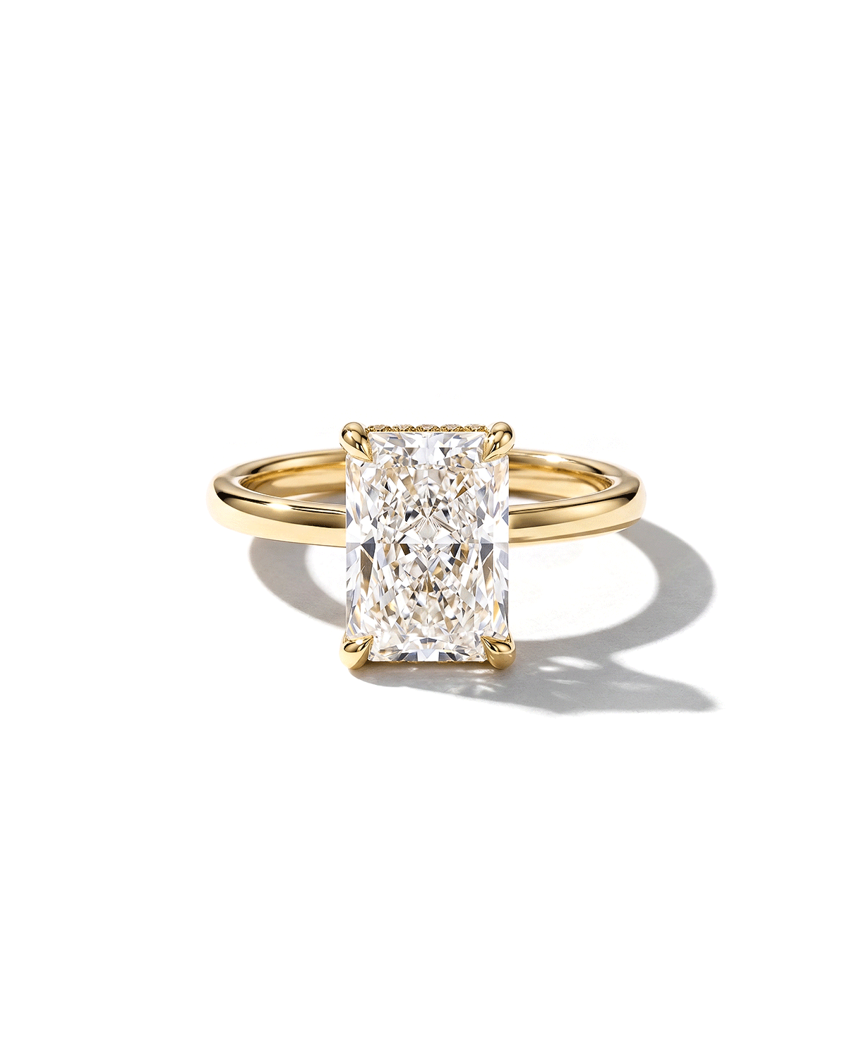 3.09ct D-VS1 Radiant Lab Diamond Kayla