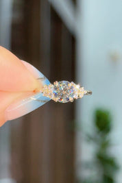 1.20ct D-IF Round Lab Diamond Nova Engagement Rings Princess Bride Diamonds 