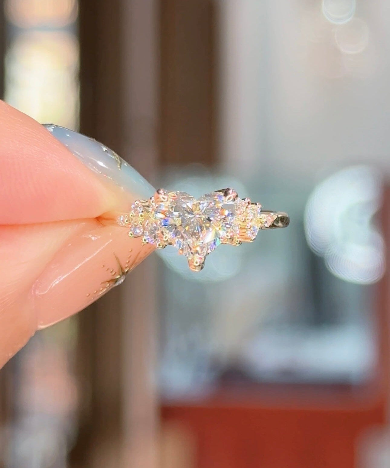 1.20ct D - VS1 Heart Lab Diamond Nova - PBD Engagement Rings