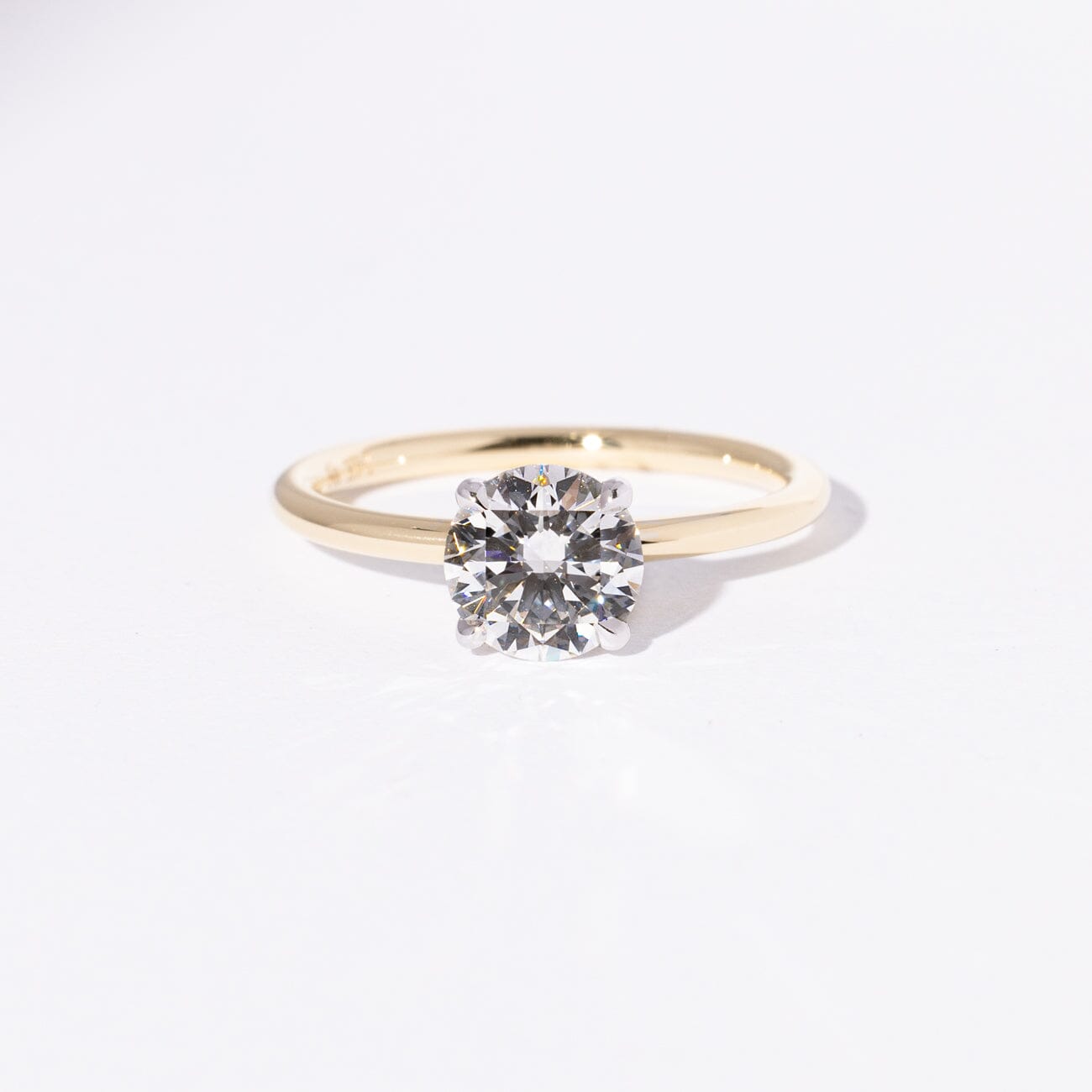 1.20ct D-VS1 Round Lab Diamond Leah Engagement Rings Princess Bride Diamonds 