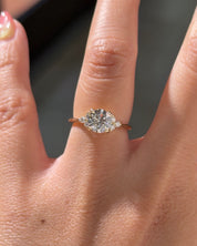 1.20ct D-VS1 Round Lab Diamond Lindsey - PBD Engagement Rings