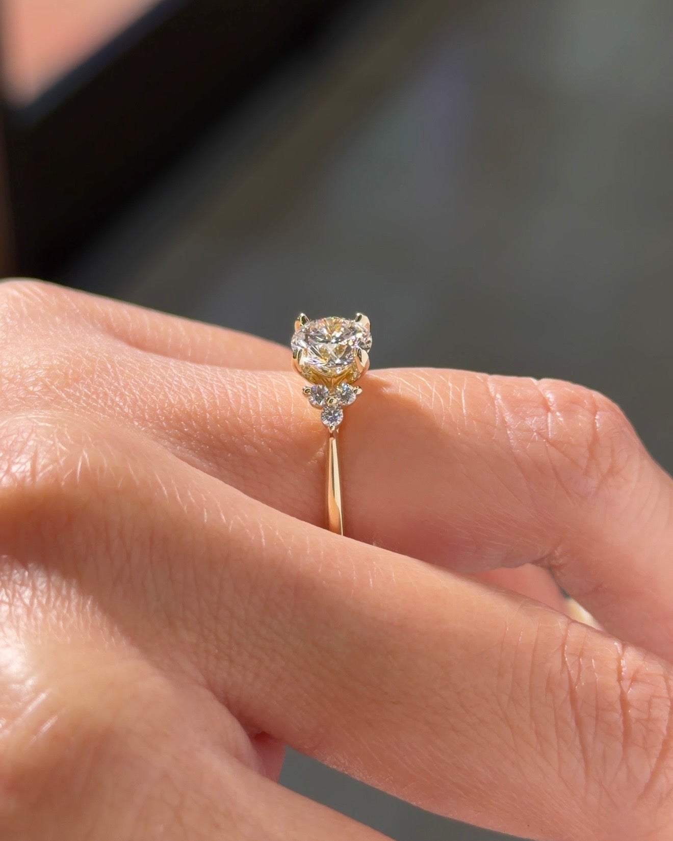 1.20ct D-VS1 Round Lab Diamond Lindsey - PBD Engagement Rings
