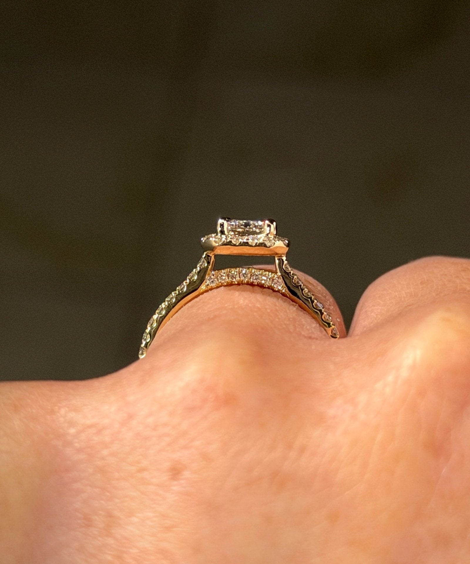 1.20ct D-VVS2 Emerald Lab Diamond Alyssa - PBD Engagement Rings