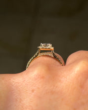 1.20ct D-VVS2 Emerald Lab Diamond Alyssa - PBD Engagement Rings