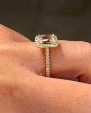 1.20ct D-VVS2 Emerald Lab Diamond Alyssa - PBD Engagement Rings