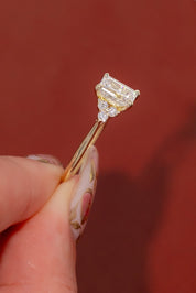 1.20ct D - VVS2 Emerald Lab Diamond Lindsey - PBD Engagement Rings