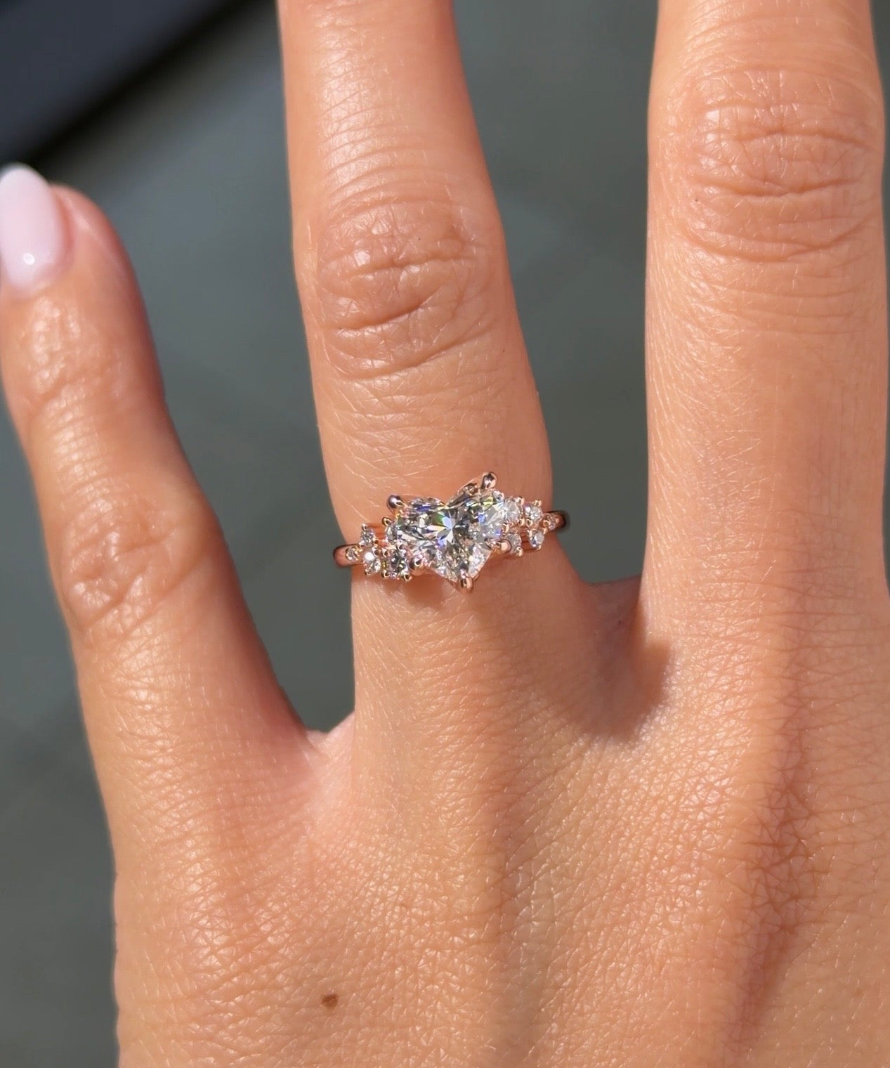 1.20ct D - VVS2 Heart Lab Diamond Nova - PBD Engagement Rings