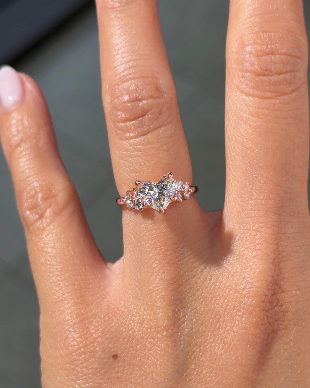 1.20ct D - VVS2 Heart Lab Diamond Nova - PBD Engagement Rings