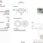 1.20ct D-VVS2 Round Lab Diamond Lindsey Engagement Rings Princess Bride Diamonds 