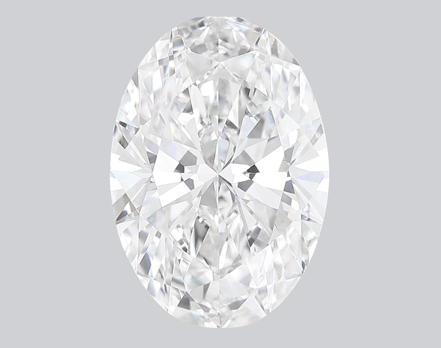 2.80 Carat F-VVS2 Oval Lab Grown Diamond - IGI (#121027)