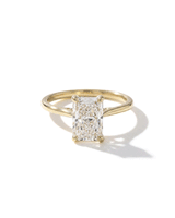 2.01ct D-VS1 Radiant Lab Diamond Cathedral Engagement Ring