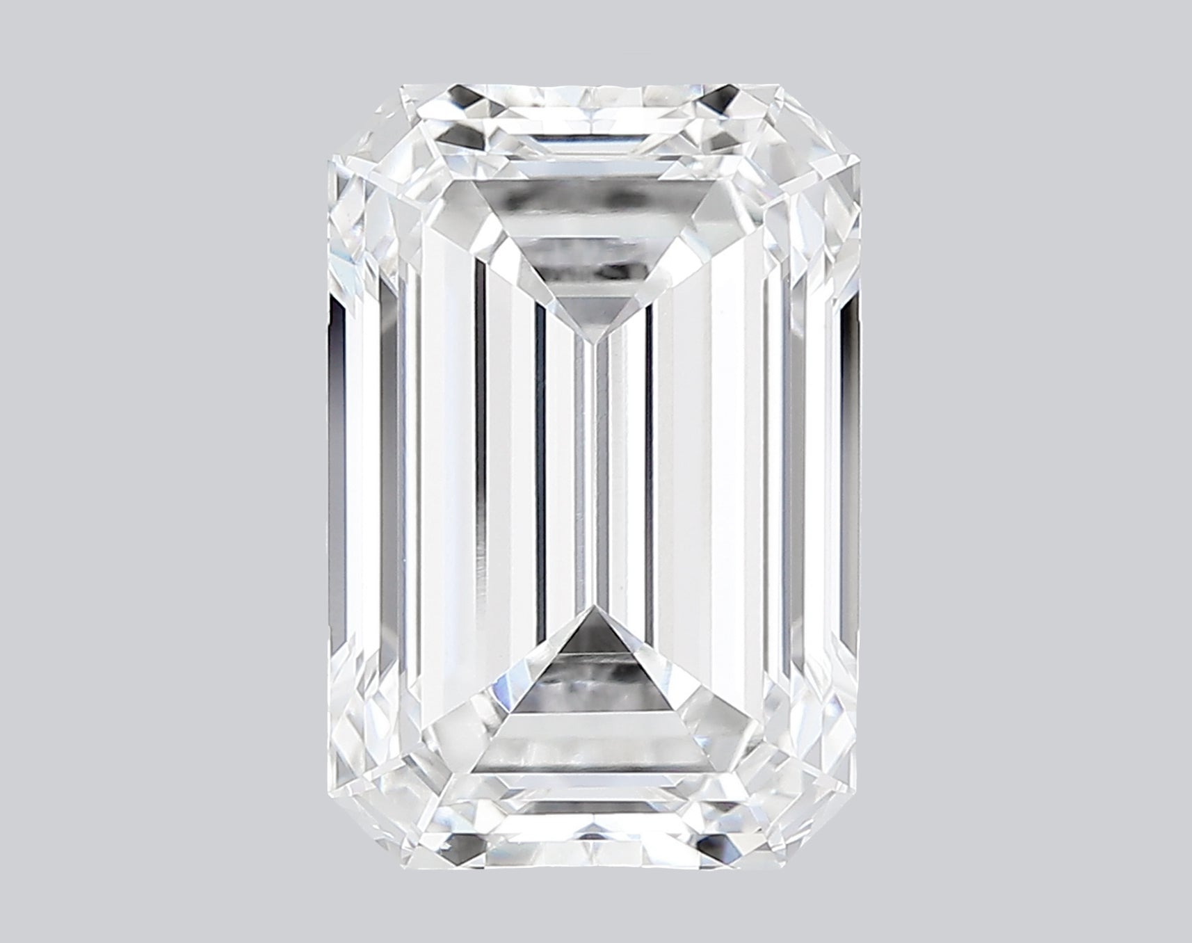 3.09 Carat F-VVS2 Emerald Lab Grown Diamond - IGI (#121254)