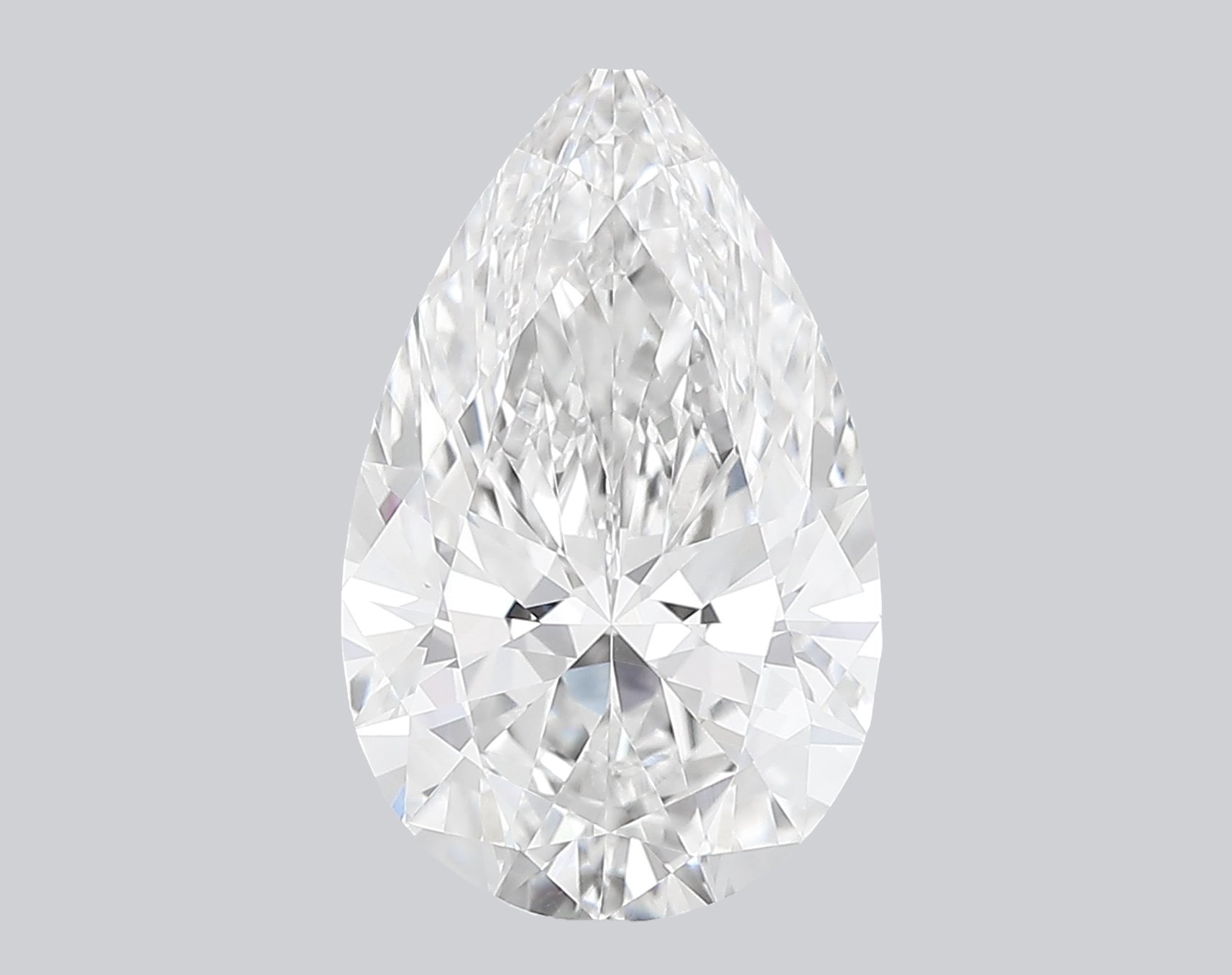 2.03 Carat F-VVS2 Pear Lab Grown Diamond - IGI (#121264)