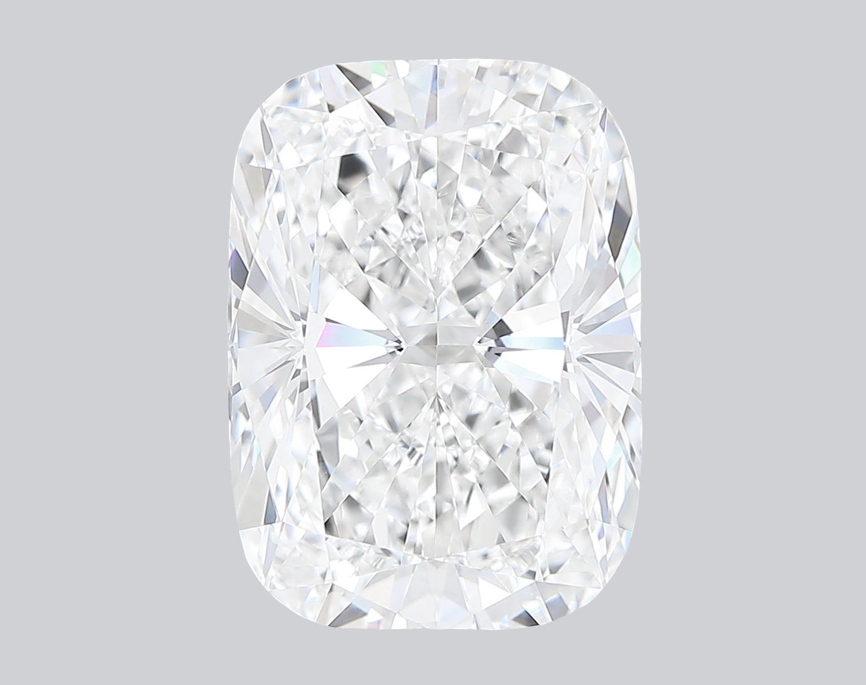 4.05 Carat D-VVS2 Elongated Cushion Lab Grown Diamond - IGI (#121425)