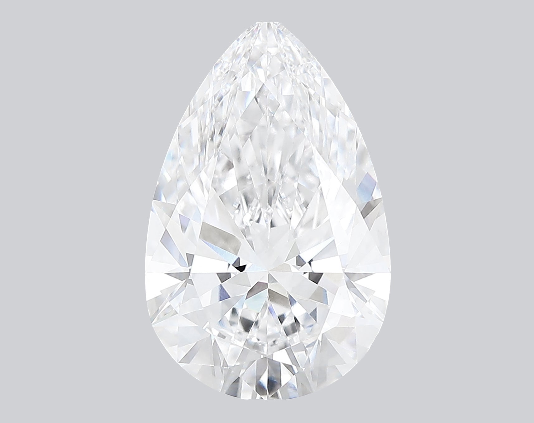 2.57 Carat D-VVS2 Pear Lab Grown Diamond - IGI (#121428)