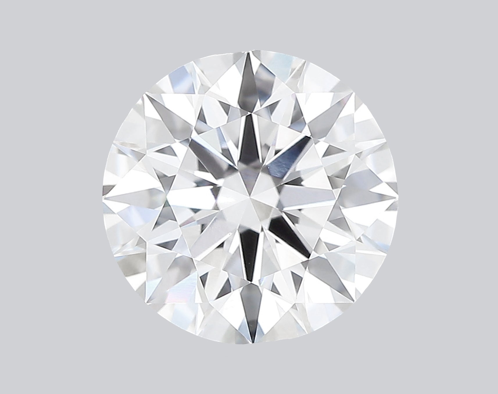 2.02 Carat E-VS1 H&A Round Lab Grown Diamond - IGI (#121831)