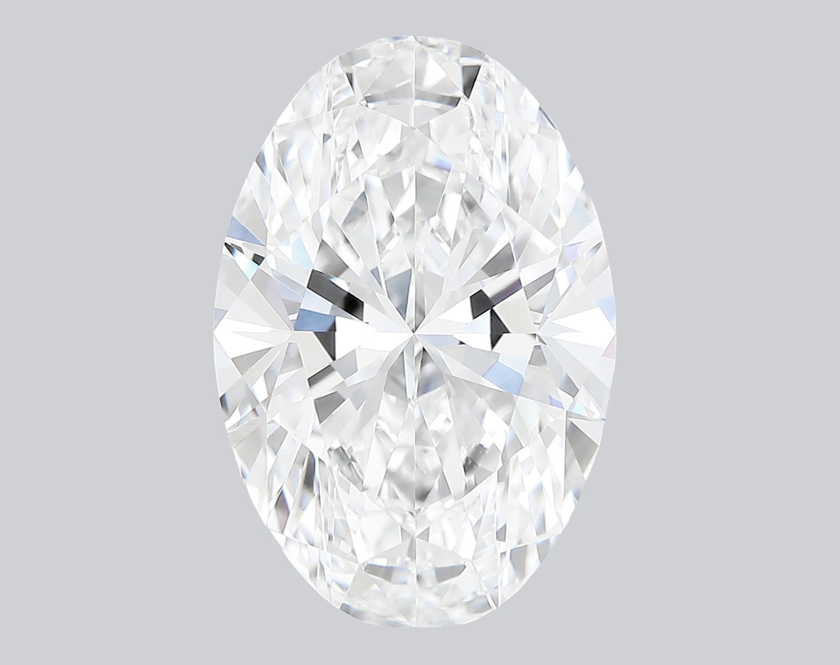 4.04 Carat F-VVS2 Oval Lab Grown Diamond - IGI (#121956)