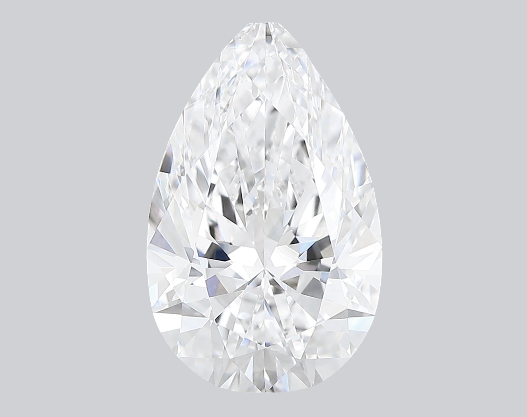 2.03 Carat D-VVS2 Pear Lab Grown Diamond - IGI (#121996)