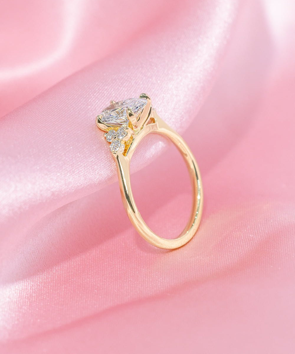 1.21ct D - VS1 Oval Lab Diamond Lindsey - PBD Engagement Rings