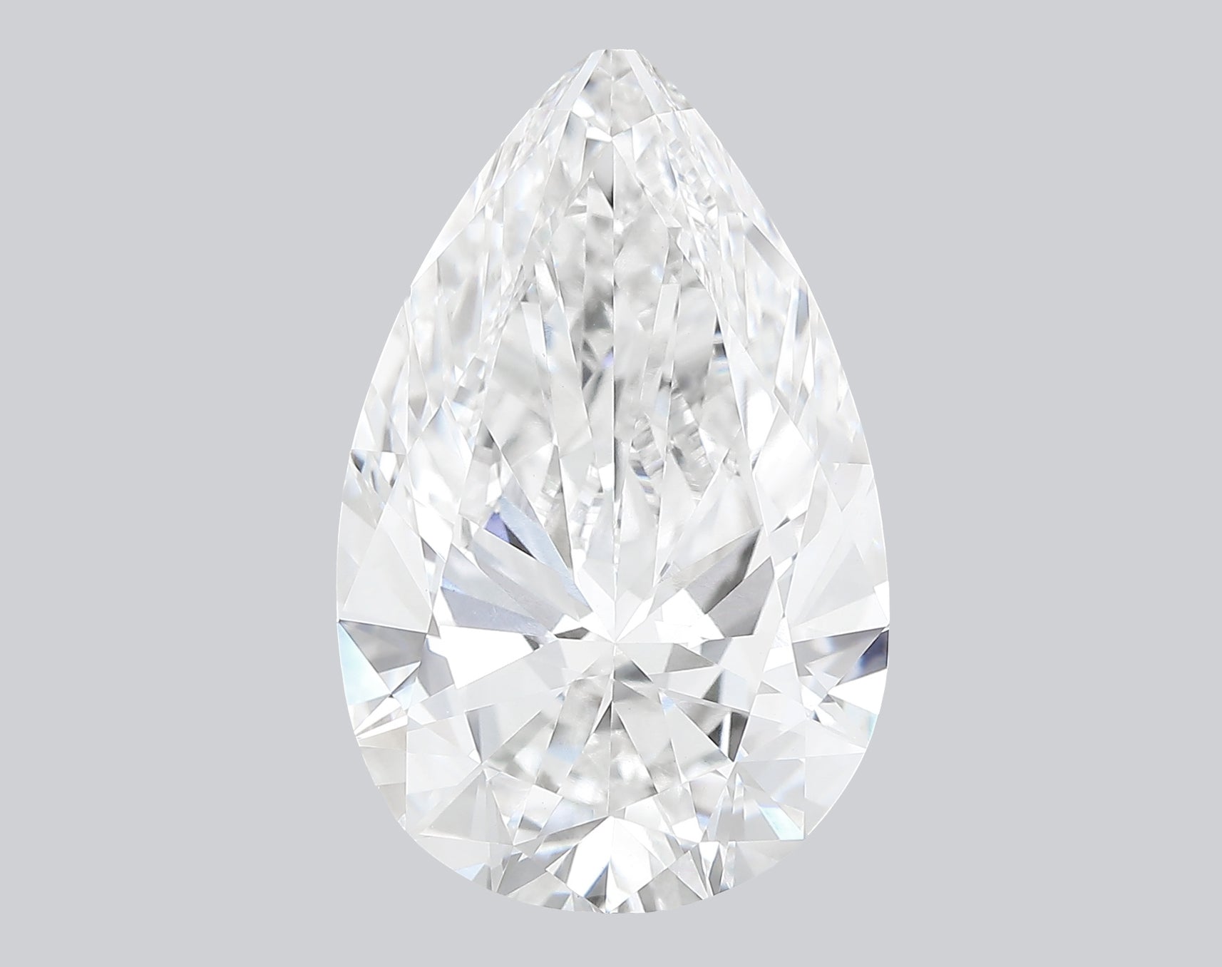 5.01 Carat F-VVS2 Pear Lab Grown Diamond - IGI (#122001)