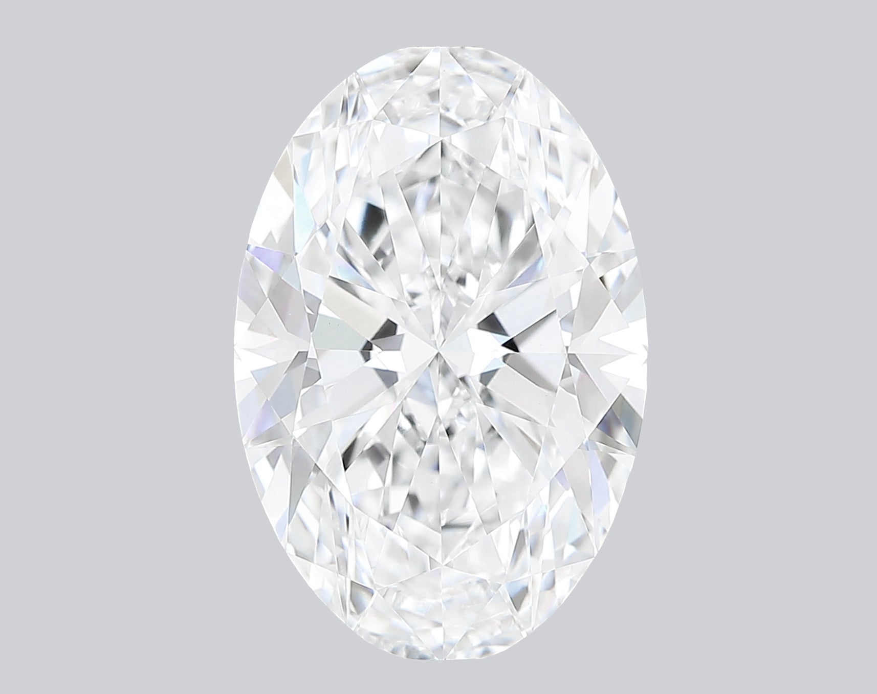3.04 Carat D-VVS2 Oval Lab Grown Diamond - IGI (#122257)