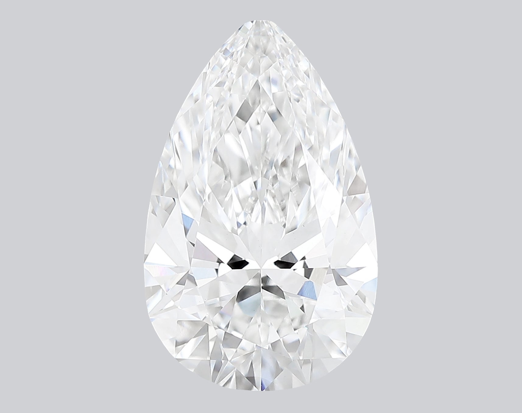2.53 Carat F-VVS2 Pear Lab Grown Diamond - IGI (#122582)