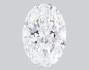 3.02 Carat D-VVS2 Oval Lab Grown Diamond - IGI (#122608)